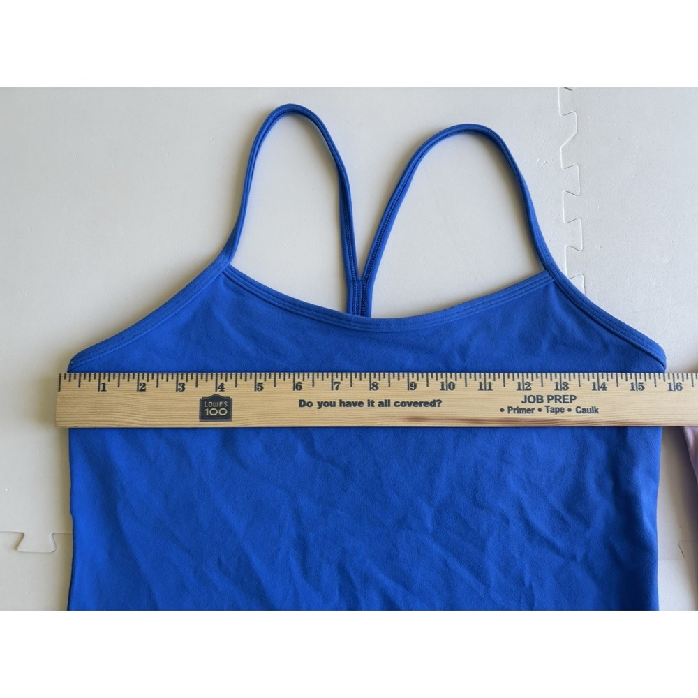 LULULEMON Womens Tank Top Lot (2)-Power Pose Power Y Racerback Bra Yoga- Size 10 - Picture 7 of 8